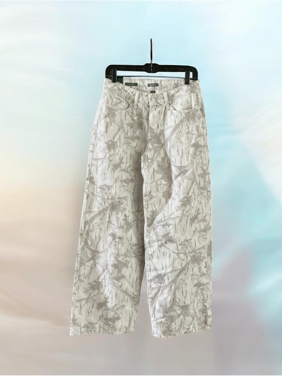 wild fable Pants - wild fable women’s Light Gray Patterned Chinos